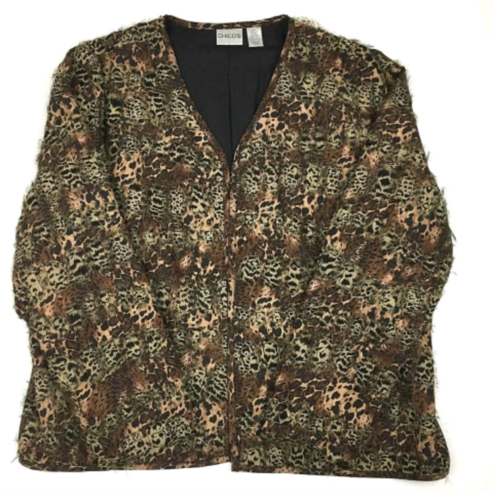 Chicos Silk Jacket